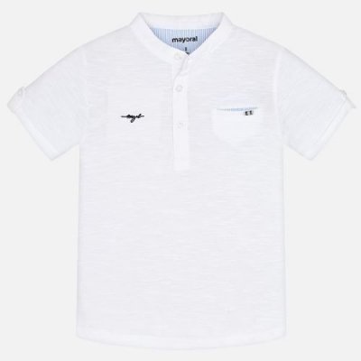 MAYORAL chlapecké tričko s kapsičkou bílé – Zboží Mobilmania