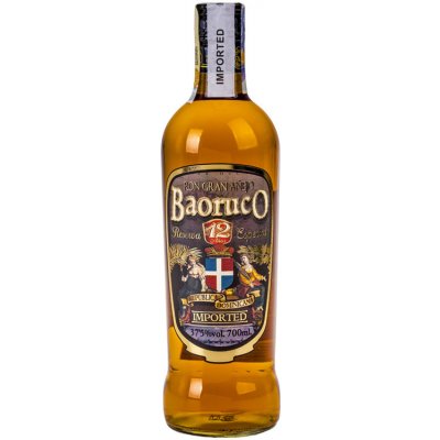 Ron Baoruco 12y 40% 0,75 l (holá láhev) – Zboží Mobilmania