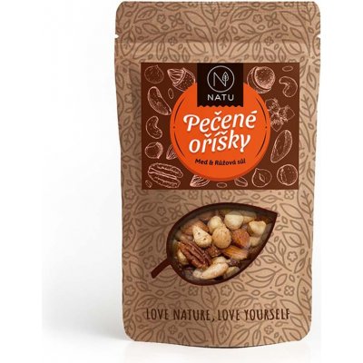 NATU Pečené oříšky s medem a solí 200 g – Zbozi.Blesk.cz