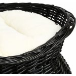 Trixie Proutěná bouda s odpočívadlem šedá 54 x 43 x 37 cm – Zbozi.Blesk.cz