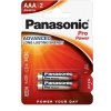 Baterie primární PANASONIC Pro Power AAA 2ks LR03PPG/2BP