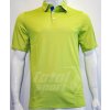 Pánské sportovní tričko Kjus Shelter Polo 41800 funkční polotriko žlutozelené