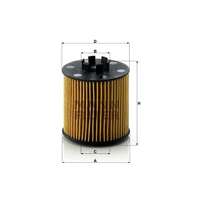 MANN-FILTER Olejový filtr HU 712/6 x – Zboží Mobilmania