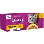 Whiskas Výběrové menu hovězí kuře losos tuňák v želé 40 x 85 g – Sleviste.cz