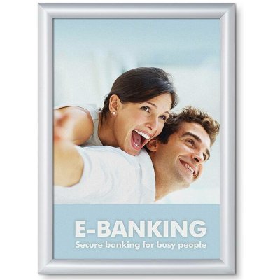Jansen Display Klaprám A3 ostrý roh profil 25 mm 328 x 451 mm – Zboží Živě