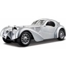 Bburago Atlantic Bugatti stříbrná 1:24