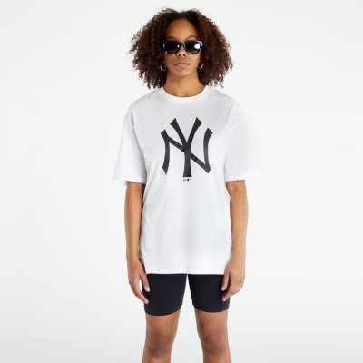 Triko New Era Heritage Back Print Oversized Tee New York Yankees Oceanside  Blue / Off White - Snapbacks