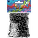 RAINBOW LOOM Original gumičky 600 kusov šedé