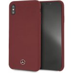 Pouzdro Mercedes iPhone Xs Max red Silicone Line – Zboží Mobilmania