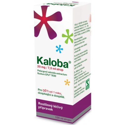 KALOBA 20 MG/7,5 ML SIRUP POR SIR 100ML – Hledejceny.cz
