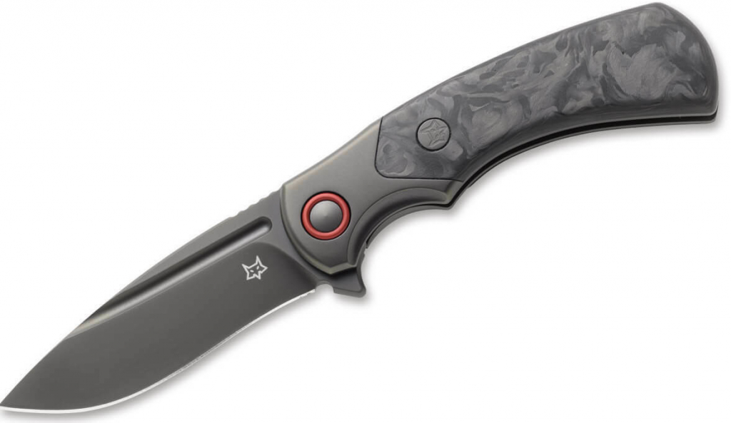 FOX knives 1977-2017 Anniversary Knife Marble Carbon Titan FX-F2017 R