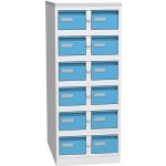 KOVOS Kartotéka kovová Kovos KAR 62S6 modrá – Zboží Mobilmania