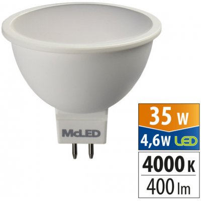 McLED Žár.LED 4,6W-35 GU5,3 4000K 100°