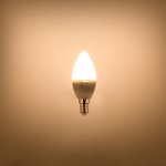 Retlux LED žárovka C35 E14 svíčka 6W teplá bílá – Hledejceny.cz
