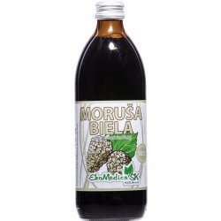 Ekomedica Moruše bílá 100% šťáva 0,5 l