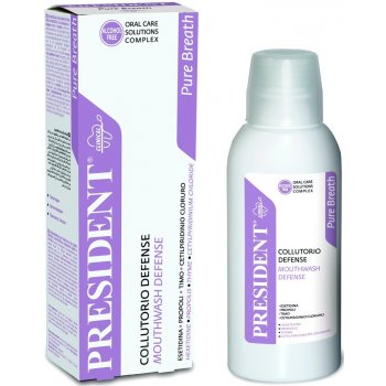 PresiDENT Pure Breath ústní voda bez alkoholu 250 ml