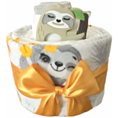 Brumlík plenkový mini dort Lenochod – Zboží Dáma