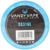 Příslušenství pro e-cigaretu Vandy Vape SS316L 24GA 9m