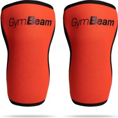 GymBeam Neoprenová bandáž na koleno Conquer Red – Zboží Mobilmania
