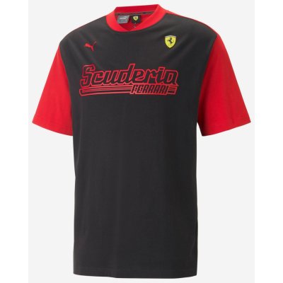 Puma Ferrari Race Statement pánské tričko červeno černé – Zboží Mobilmania