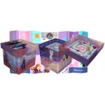 Invictus 1928 Ltd. Taburet 4 v 1 FROZEN s úložným prostorem, deskovou hrou a kartonovou clonou fialový – Zboží Dáma