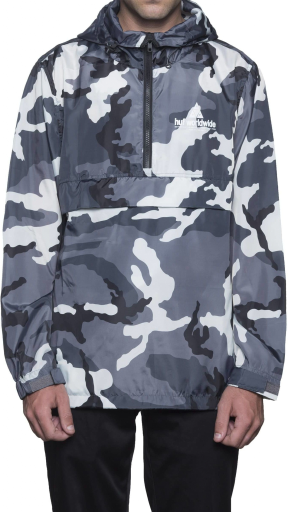 HUF PEAK ANORAK jacket white Camo