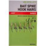 Korum Návazec Bait Spike Hook Hairs Barbed 5 ks - velikost Háčku 8 – Zboží Dáma