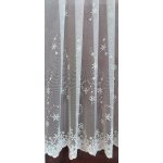 Záclona metrážová - Vločky 130 (výška 130 cm) – Hledejceny.cz