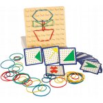 Geoboard geoplan skládačka vytvářející tvary pomocí gumiček – Hledejceny.cz