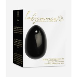 La Gemmes Black Obsidian Egg