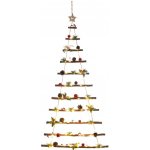 Atmosphera Nástěnný vánoční stromeček z větví, 120 cm vícebarevná – Hledejceny.cz