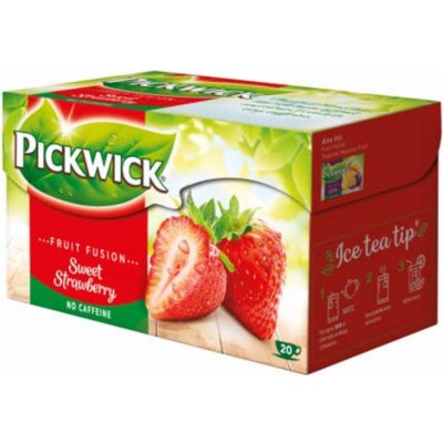 Pickwick čaj Jahoda 20 x 2 g – Zboží Mobilmania