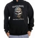 Official Band Merch Iron Maiden Hoody Mens Book of Souls