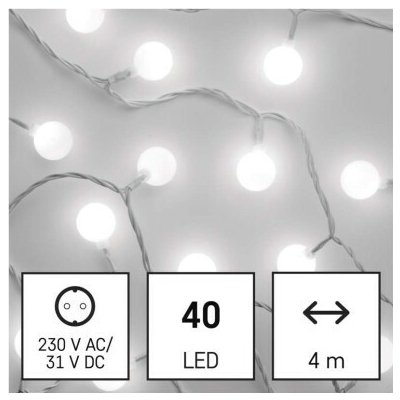 Emos D5AC01 LED světelný cherry řetěz kuličky – Hledejceny.cz
