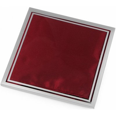 Saténový kapesníček do saka / klopy v krabičce - bordó sv. – Hledejceny.cz