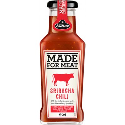 Kühne výtečná omáčka Made for Meat Sriracha hot chili 235 ml