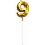 Dortisimo Svíčka zlatá číslo 9 – Sleviste.cz