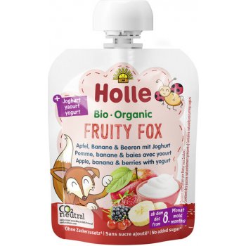 Holle Fruity fox bio dětské pyré s jogurtem 5 x 85 g