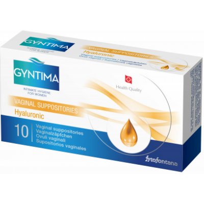 Gyntima Hyaluronic vaginální čípky 10 ks – Hledejceny.cz