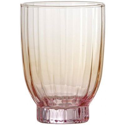 Bloomingville Sklenice na vodu Nicoline žluto růžová sklo 330 ml – Hledejceny.cz