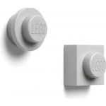 LEGO magnetky set 2 ks šedé – Zbozi.Blesk.cz