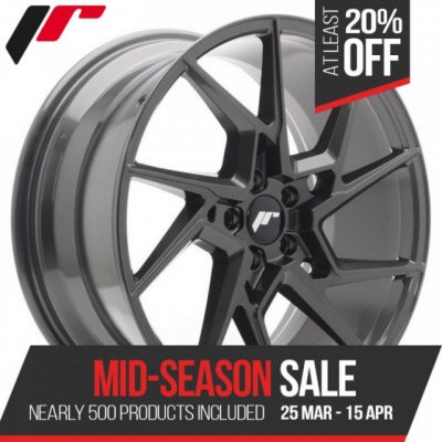 Japan Racing JR33 10,5x20 5x112 ET15-30 hyper grey – Hledejceny.cz