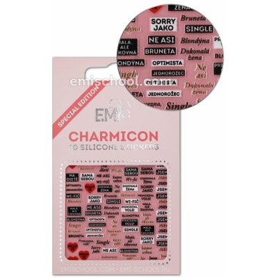 E.Mi Charmicon 3D Silicone Stickers Czech 1 samolepka – Sleviste.cz