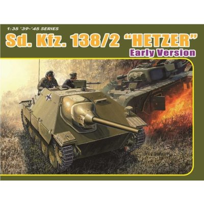 Dragon DRAGON Entertainment Hetzer early version Model Kit military 6708 1:35 – Zbozi.Blesk.cz