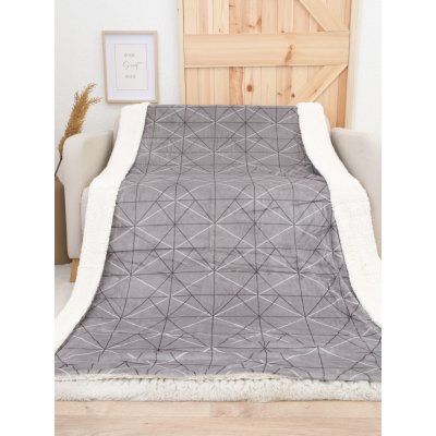 MKLuzkoviny.cz Beránková deka mikroplyš Exclusive Sebastian šedý 150x200 – Hledejceny.cz