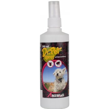 Dr. Pet antiparazitární sprej kočka pes 200 ml