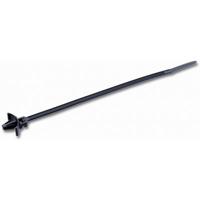 Cimco 181850 Vázací páska s příchytkou černá 140 x 3,5 mm 100 ks – Sleviste.cz