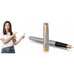 Parker 1502/5131504 Royal Sonnet Stainless Steel GT plnicí pero – Zboží Dáma