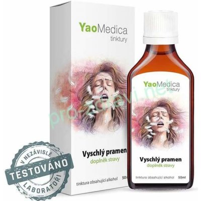 YaoMedica 123 Vyschlý pramen bylinná tinktura 50 ml – Hledejceny.cz