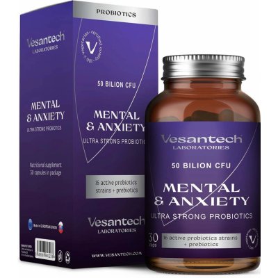 Vesantech Laboratories Probiotika Mental 30 kapslí – Hledejceny.cz